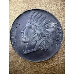 Rare Antique Large Lucky Penny Souvenir of Washington DC